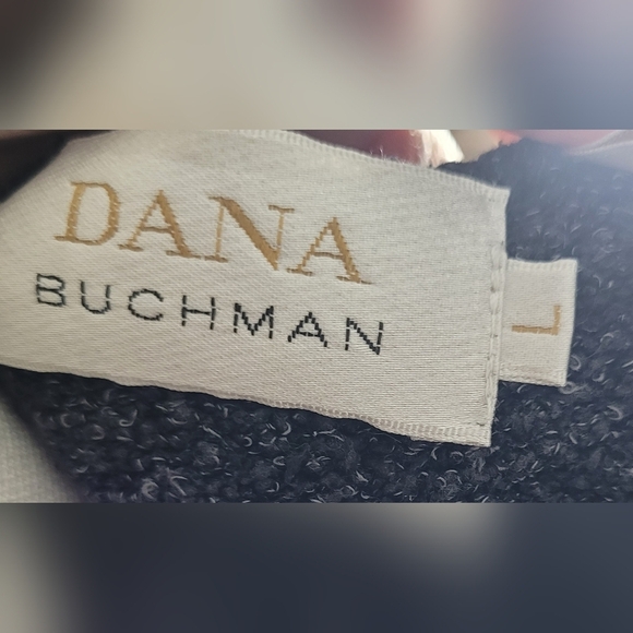 Dana Buchman Silk Blend Sweater Ruffled V-neckline Large - Picture 4 of 5